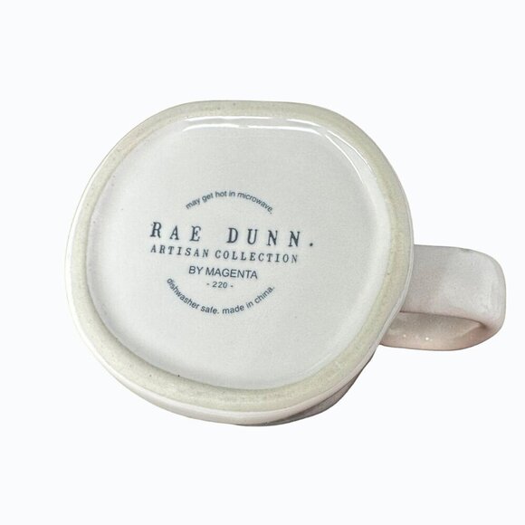 Rae Dunn SNOOZE Mug Ceramic READ Large Coffee Cup Magenta LL Farmhouse Gift - Picture 3 of 9